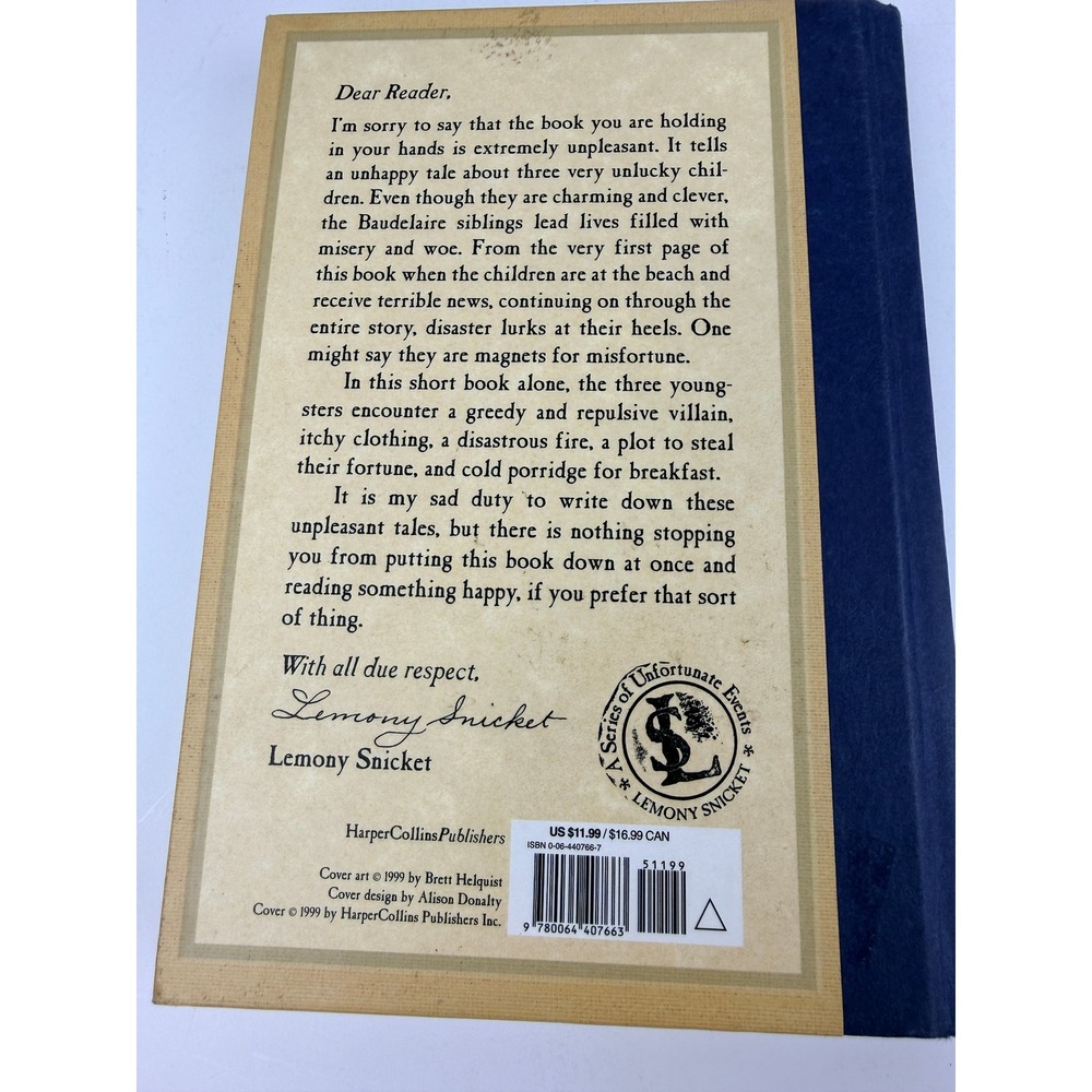 Lemony Snicket A Series of Unfortunate Events 8 Book Hardcover Lot Mixed Set - Picture 5 of 8